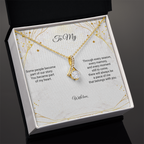 Personalized To My Mom Alluring Beauty Necklace – A Gift From the Heart