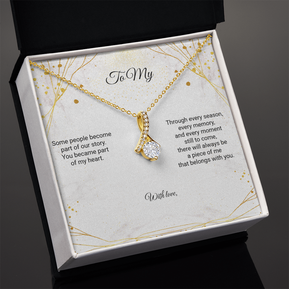 Personalized To My Mom Alluring Beauty Necklace – A Gift From the Heart