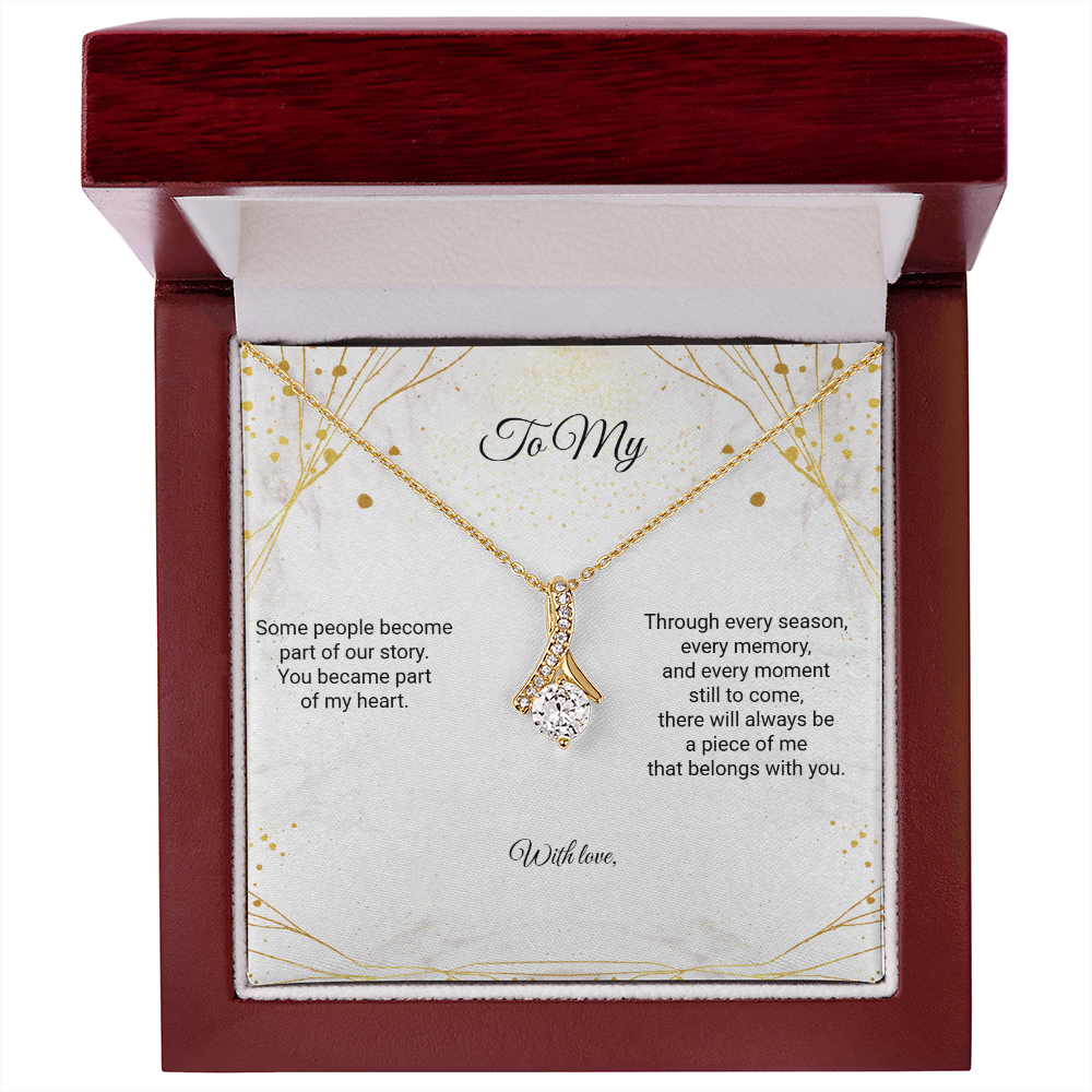 Personalized To My Mom Alluring Beauty Necklace – A Gift From the Heart