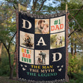 Best Dad Ever - Woven Blanket